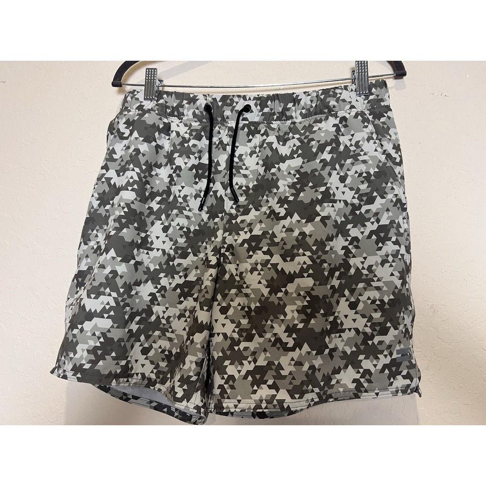 Projek Raw‎ Shorts Mens Large Digital Camo Lined Performance Stretch Athletic
